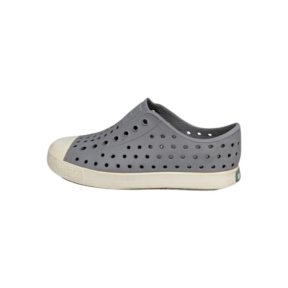 Native Kids Jefferson Slip On Shoes Sneaker Sandal Gray Boy Girl Size 12